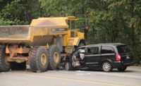 Haul-truck accident aftermath