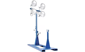 Larson 4000 skid-mounted, fold-over light mast