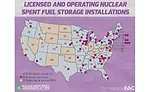 Nuclear fuel site map