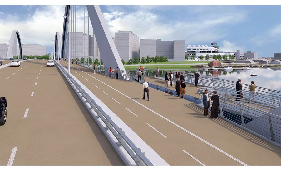 New bridge walkways