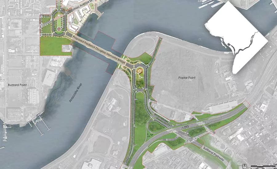 Anacostia shoreline map
