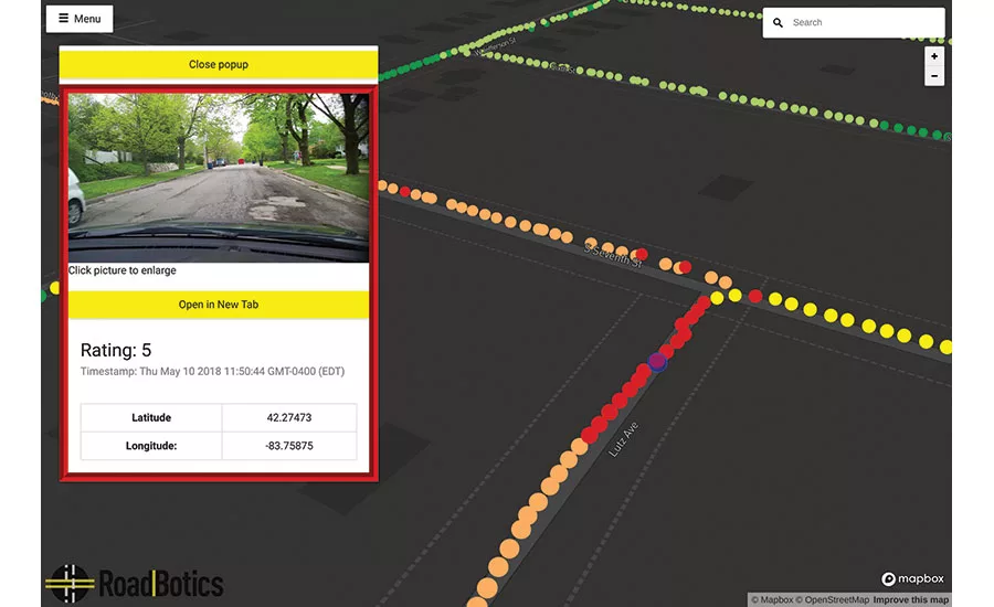 Roadbotics’ machine vision system