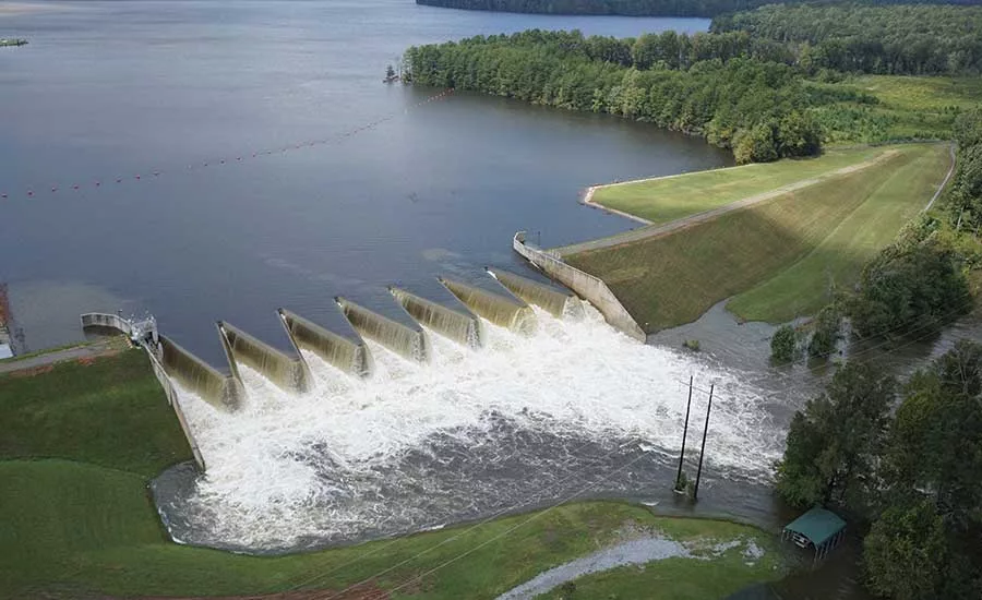 Lake Townsend dam