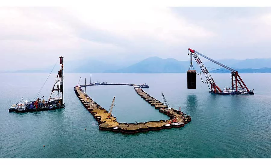 Island & Tunnel Project of Hong Kong- Zhuhai-Macao Bridge