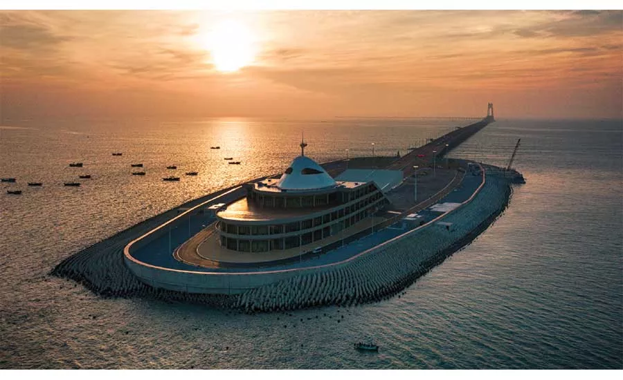 Island & Tunnel Project of Hong Kong- Zhuhai-Macao Bridge