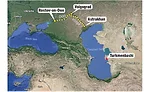 Turkmenbashi International Seaport map