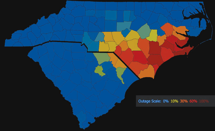 Spare Time Project Yields Carolinas Power Outage Tracking Map