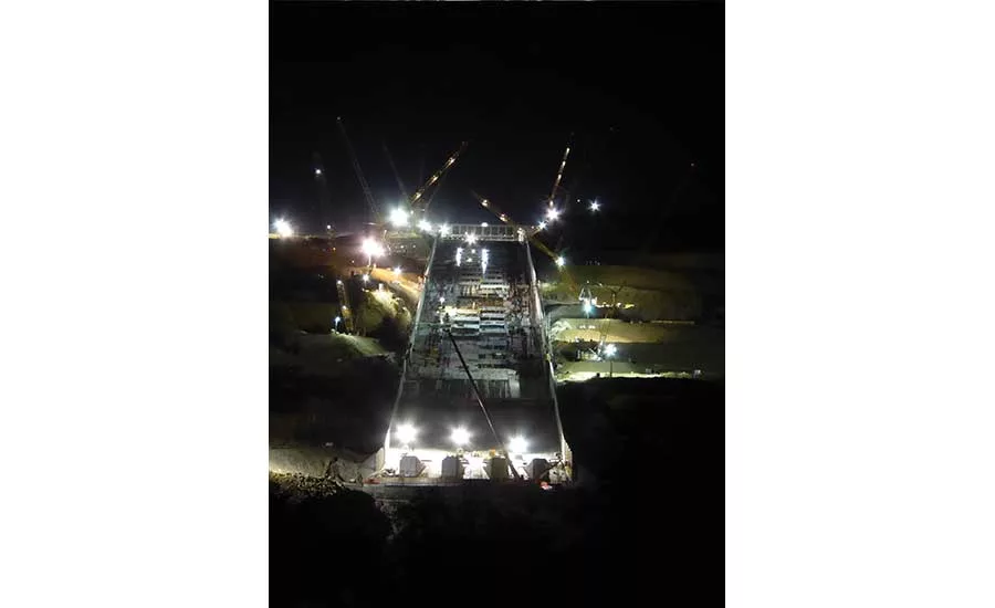 Oroville Dam lower spillway