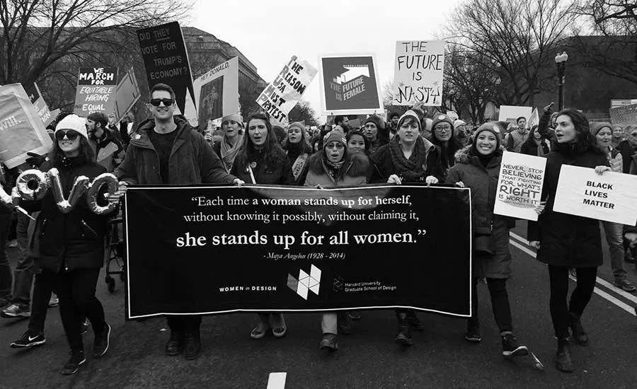 Architecture students protest sexual harassment
