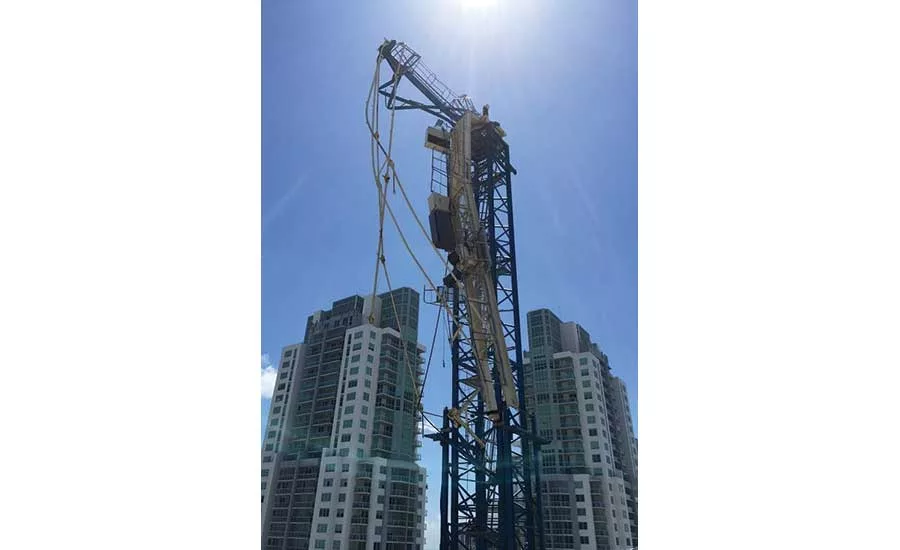 Hammerhead tower cranes