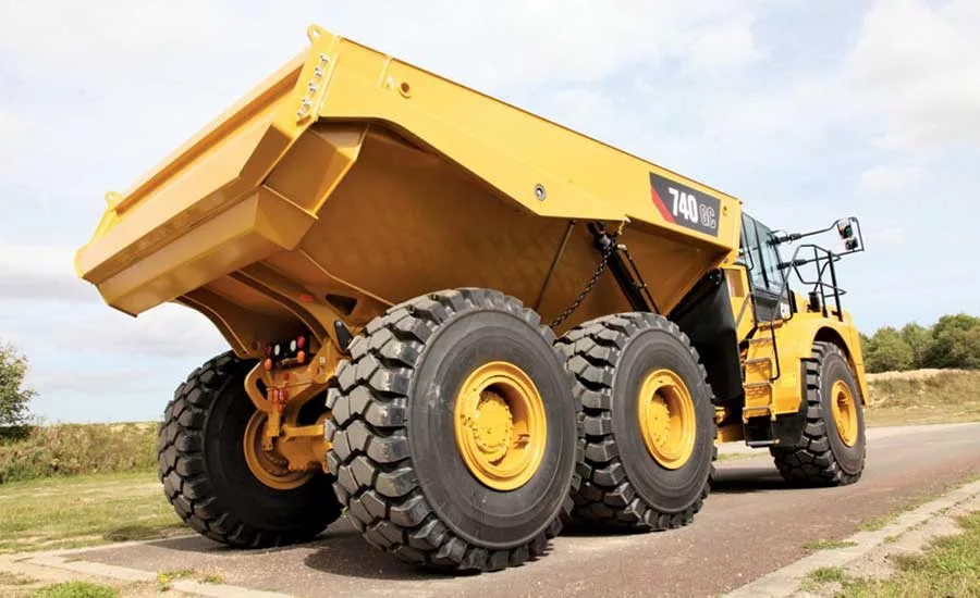 Cat 740GC articulated dump truck