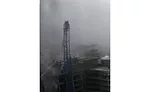 Hurricane Irma crane fall