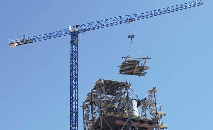 Comansa 21LC660 and 21LC750 flat-top tower cranes