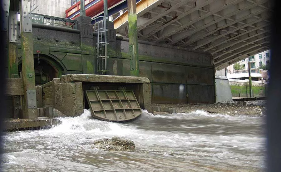 Chambers Wharf shaft’s slurry trench wall