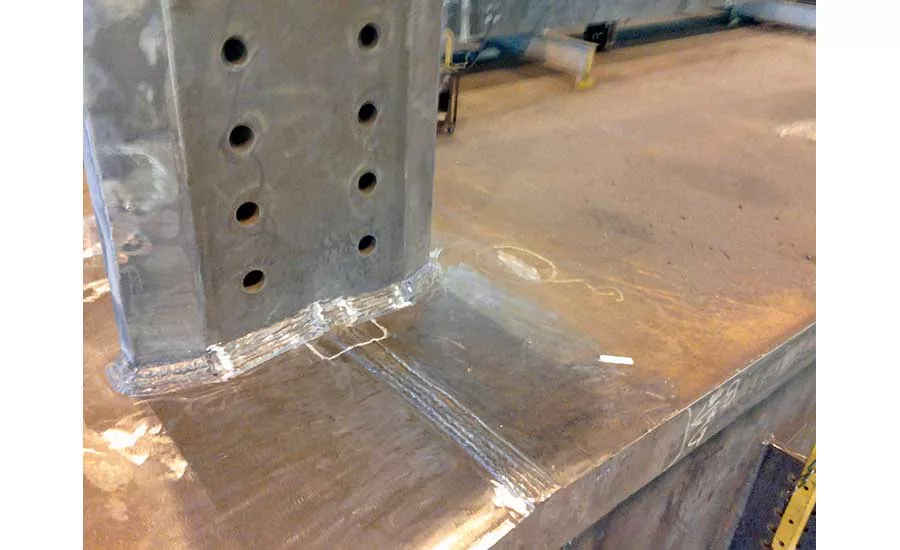 hole in flange