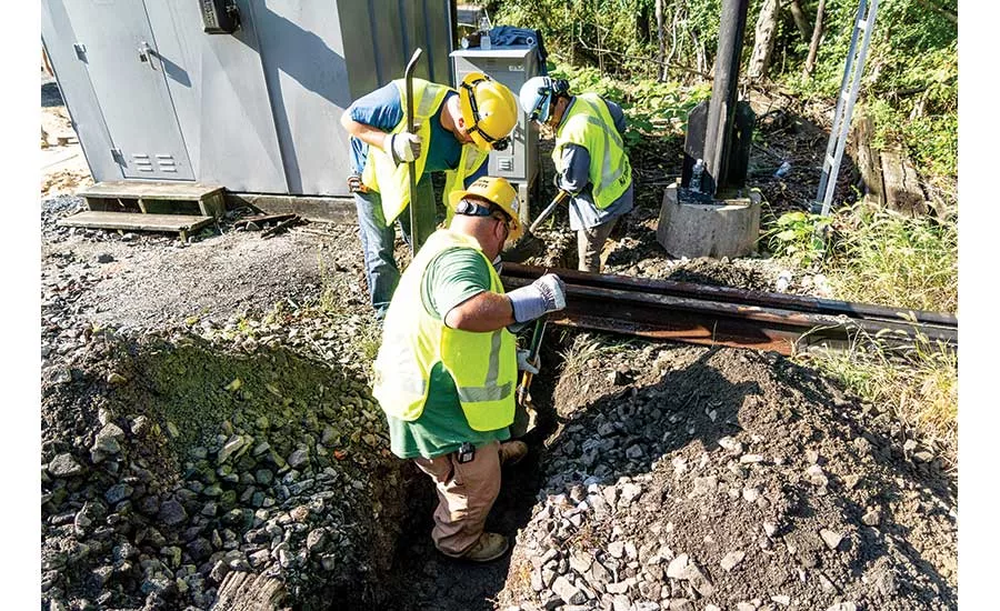 installing Positive Train Control equipment