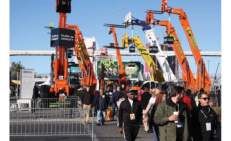 World of Concrete equipment show