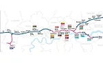 Crossrail project map