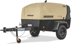 Doosan C185WDO portable air compressor