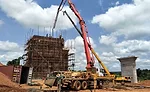 Pumping concrete