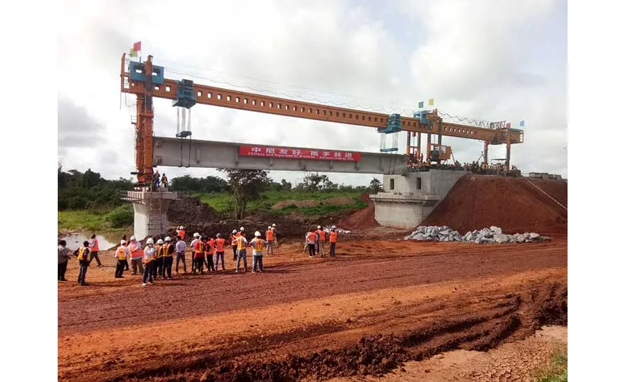 Nigeria beam erection