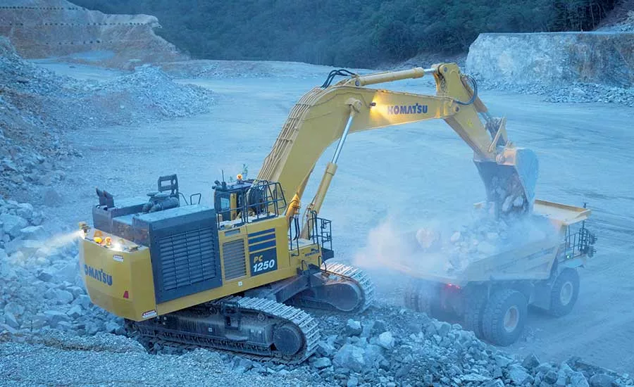 Komatsu PC-1250SP-11 and PC125LC-11 excavators