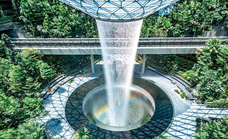 Moshe Safdie Designs Singapore's Jewel Changi Airport As a