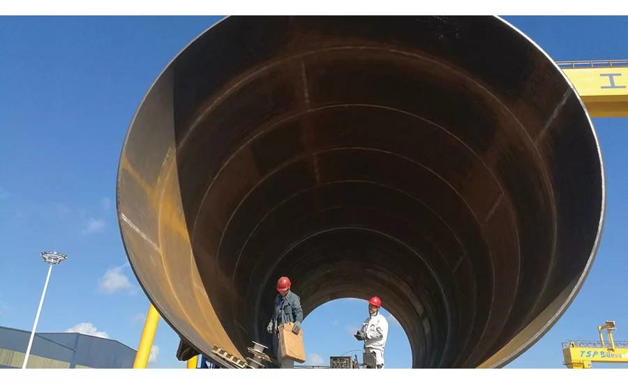 Record-size monopile foundations