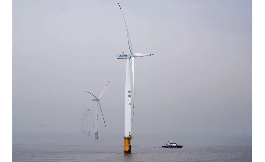 Rudong offshore wind farm