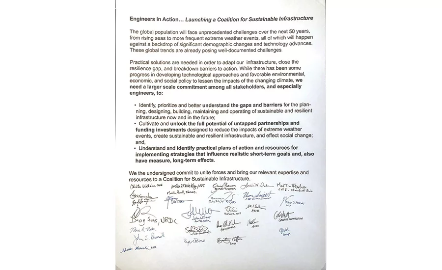 Coalition for sustainable infrastructure