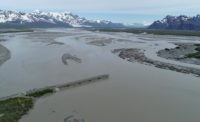 bridge washed out by Copper River