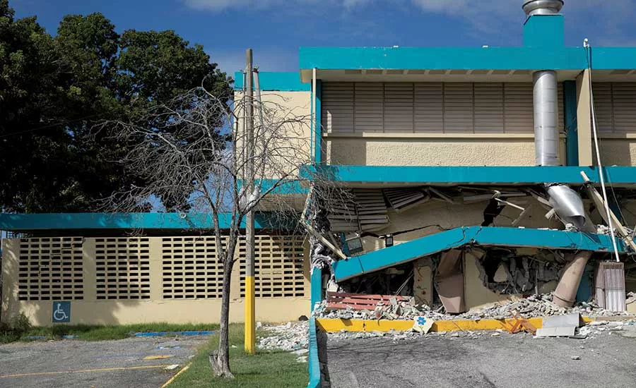 Guanica damaged school