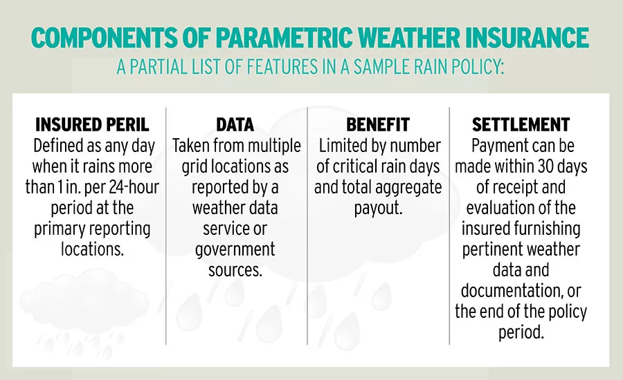 Components of Parametric Weather Insurance