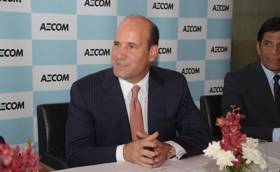 Michael S. Burke, Chairman and CEO, AECOM, in New Delhi on March