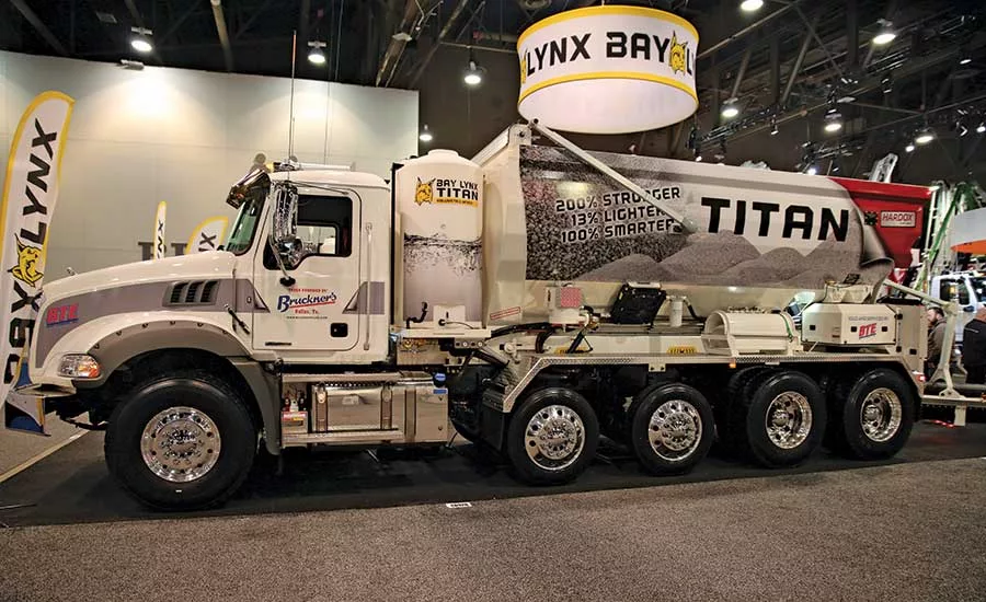 Titan volumetric concrete mixer