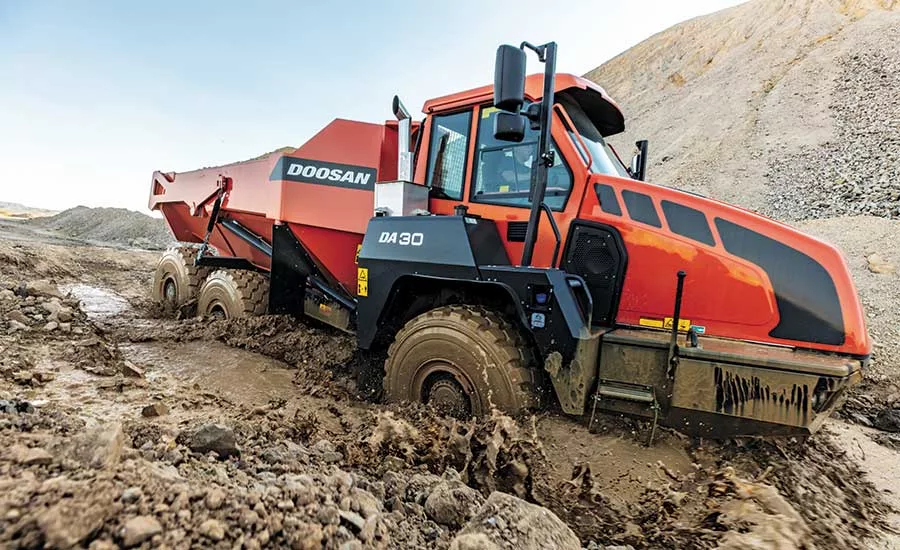 DA30-5 and DA45-5 articulated dump trucks