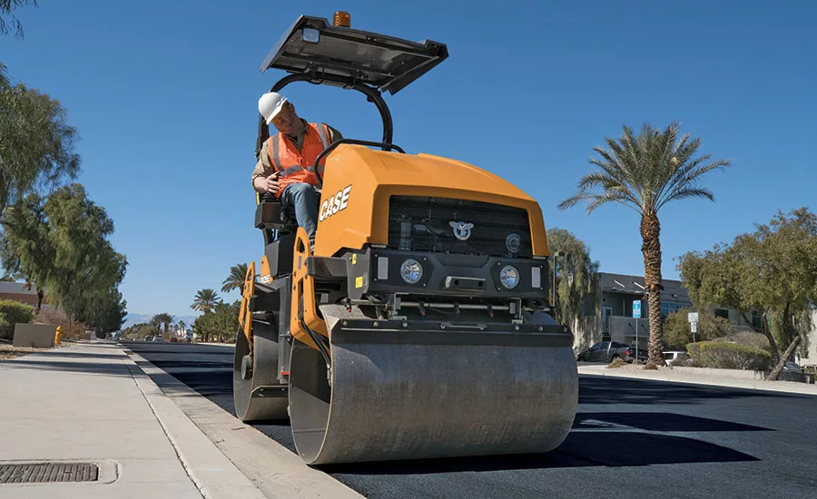 Case’s E series of compact vibratory rollers
