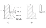 Tension failure of a timber ledger plate