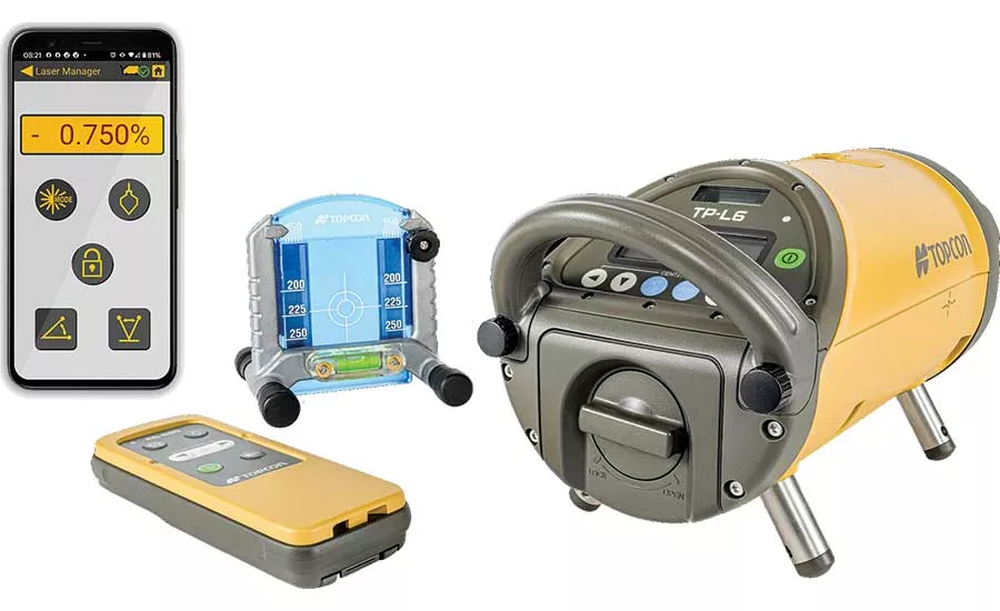 TP-L6 is a self-leveling, compact laser