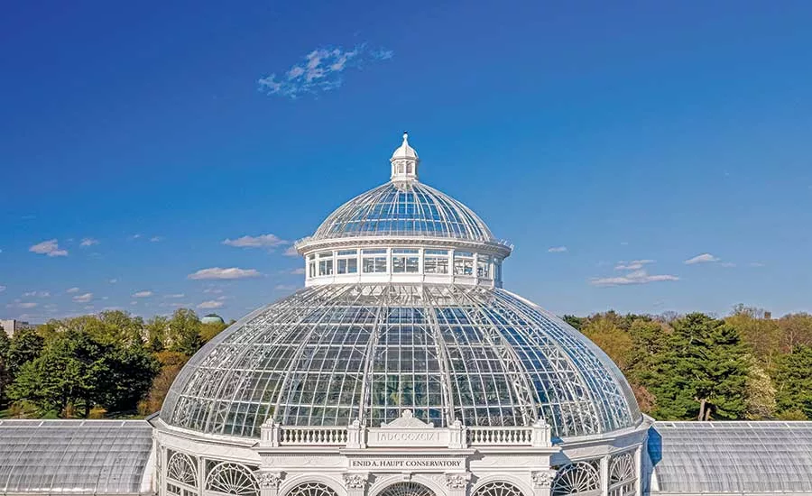 Enid A. Haupt Conservatory Palm Dome Restoration
