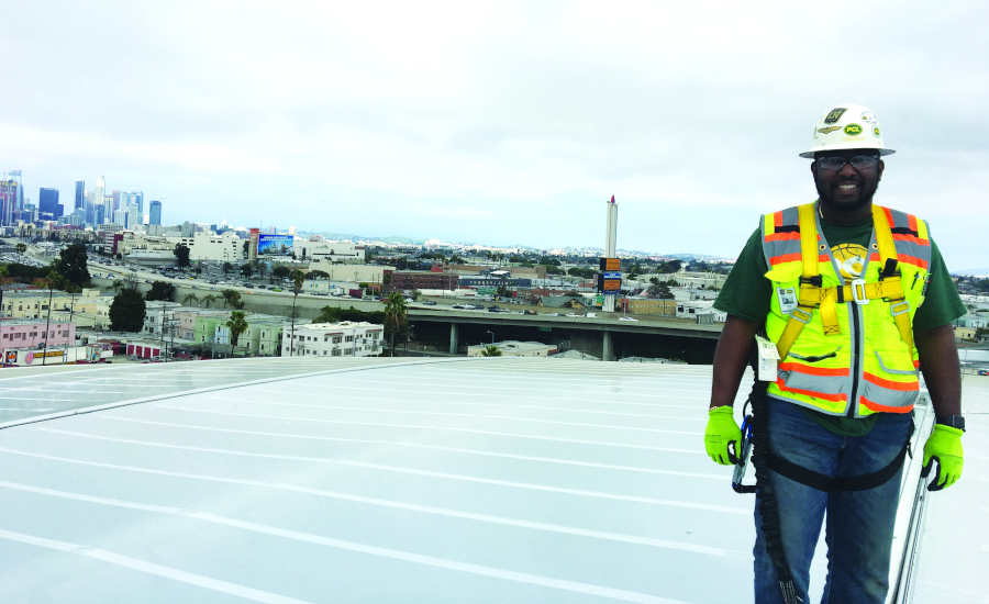 Jeyre Lewis on jobsite
