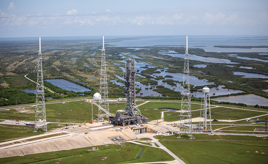 NASA launch pad