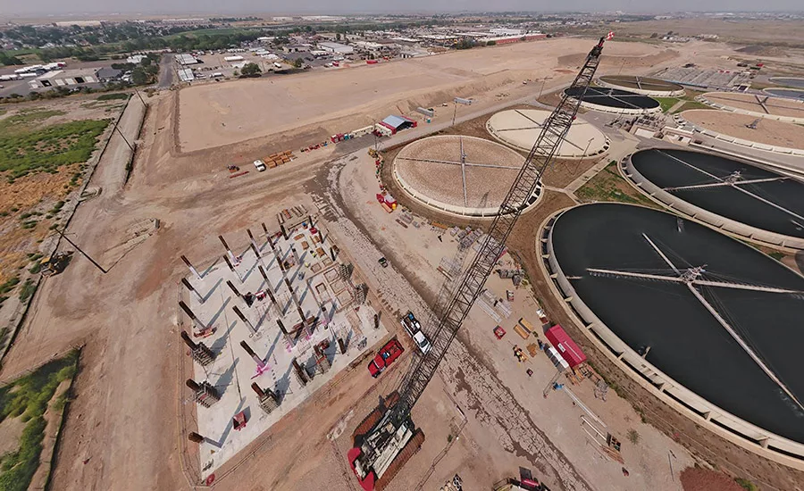 Salt Lake City's new wastewater treatment plant