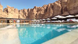 The Habitas AlUla Resort pool