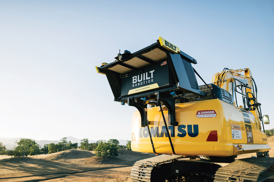 Komatsu excavator