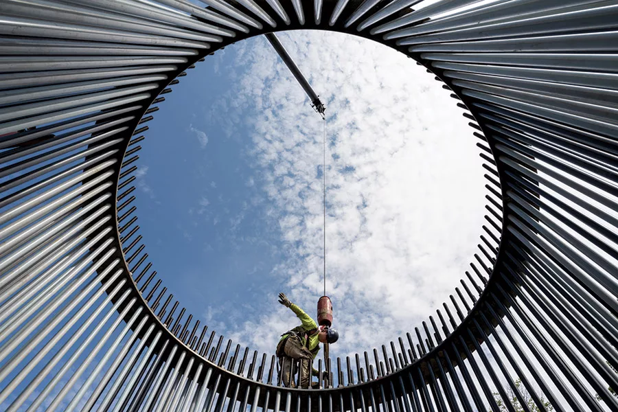 Bluestone Wind Farm Construction
