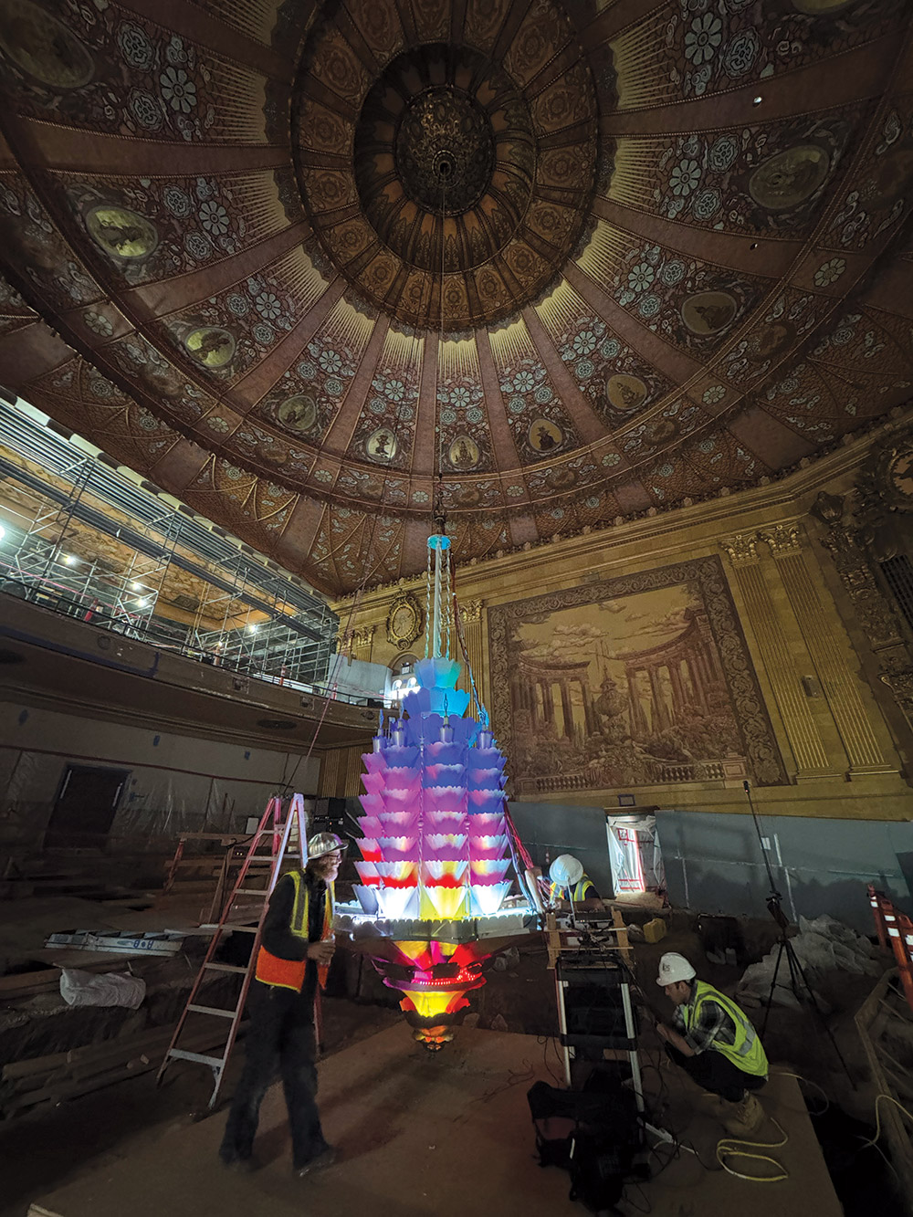 1937-era chandelier
