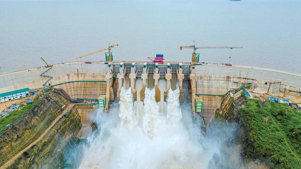 Julius Nyerere Hydropower Plant in Tanzania