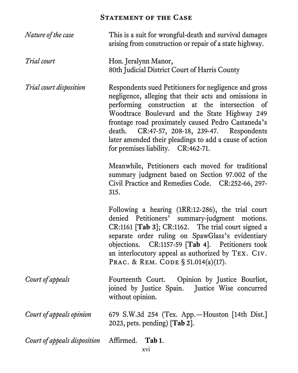 court document