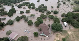 Flash flooding as in Texas